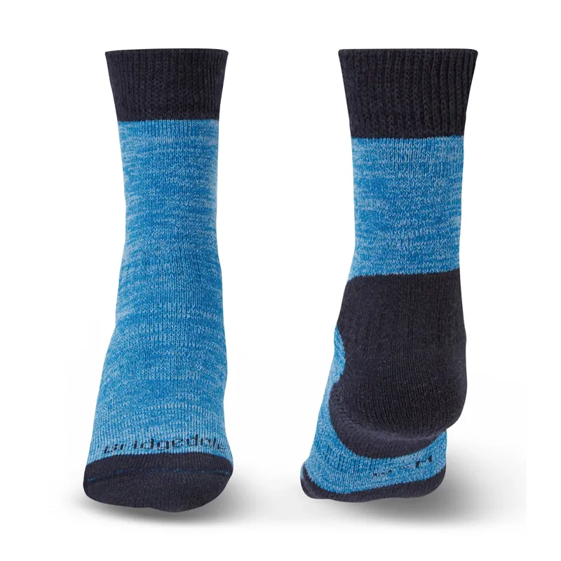 Bridgedale Explorer Heavyweight Merino Socks Womens in Blue Marl-1